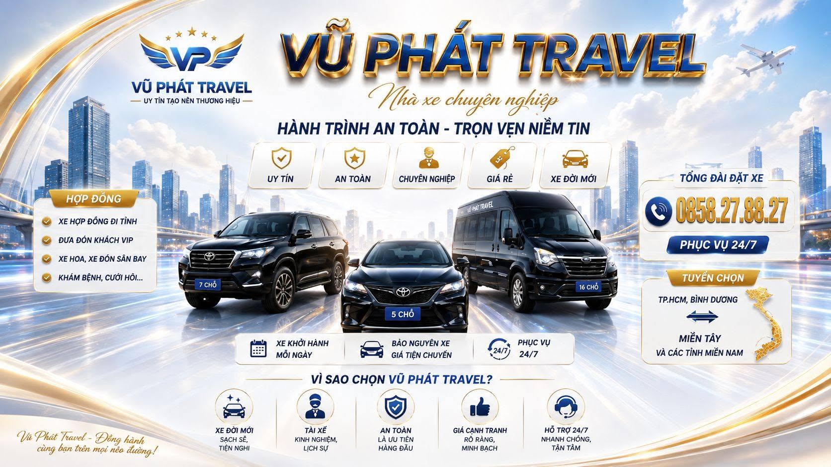 Nhà xe Vũ Phát - đội xe và trụ sở