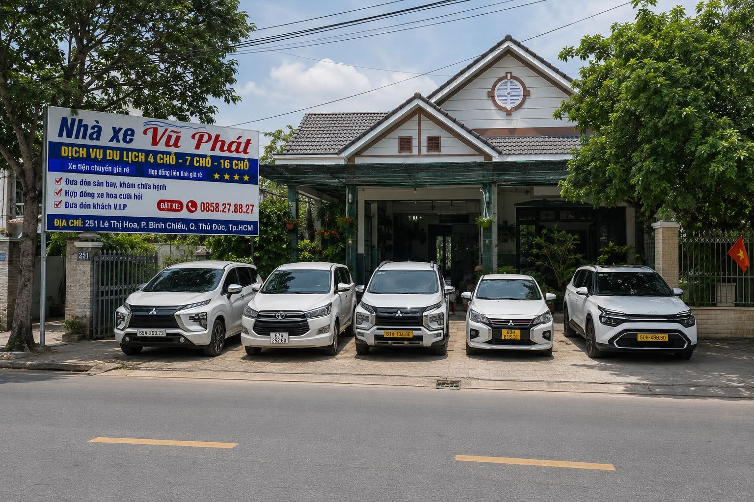 Nhà xe Vũ Phát - dịch vụ xe chuyên nghiệp